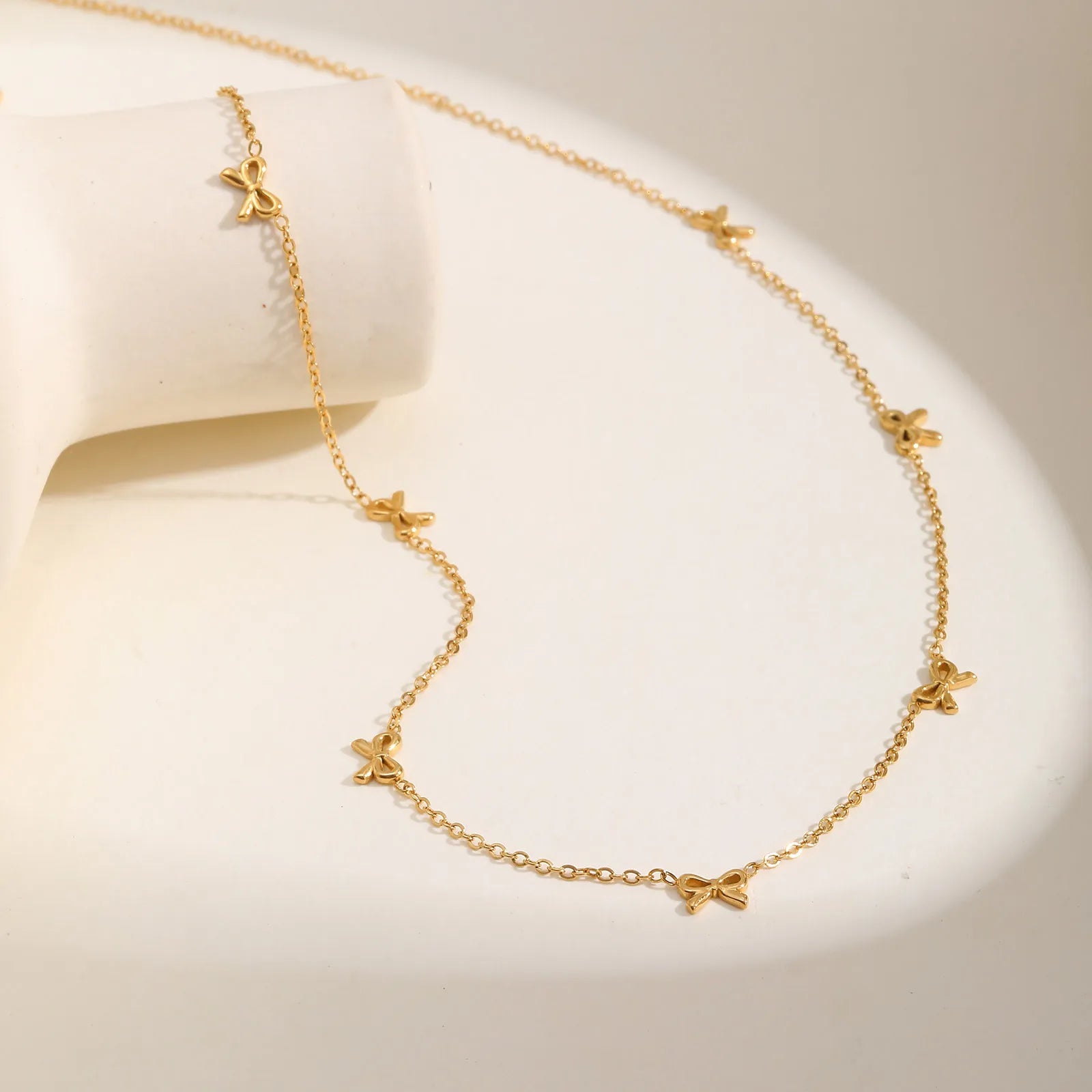 Collier Papillon Doré