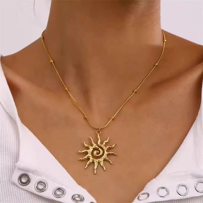 Collier coeur d'or