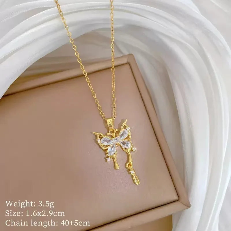 Chaine magnifique jaune d'or