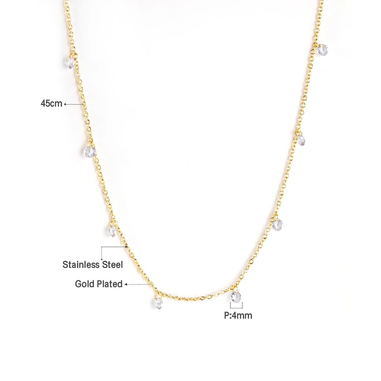 Chaine Diamant en Acier Inoxydable