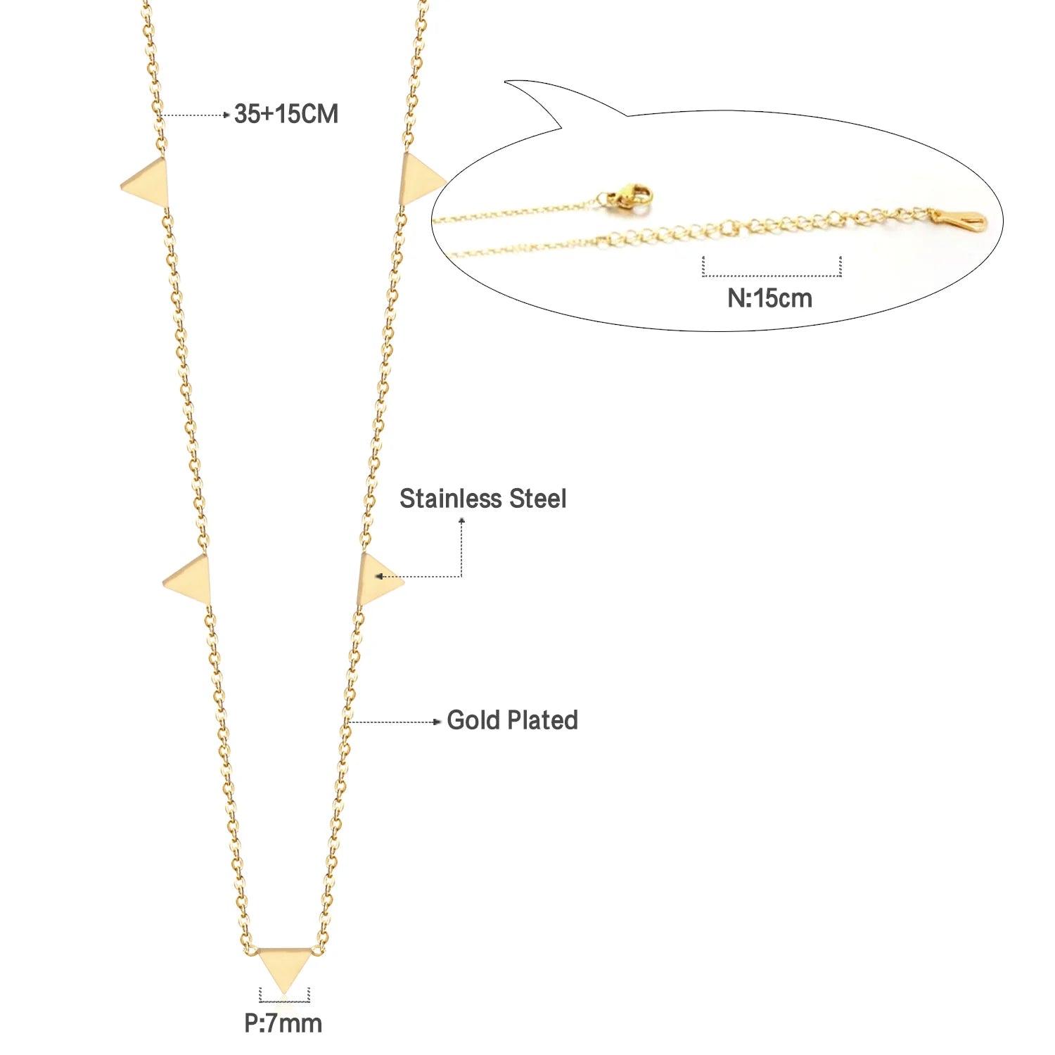 Chaine Diamant en Acier Inoxydable