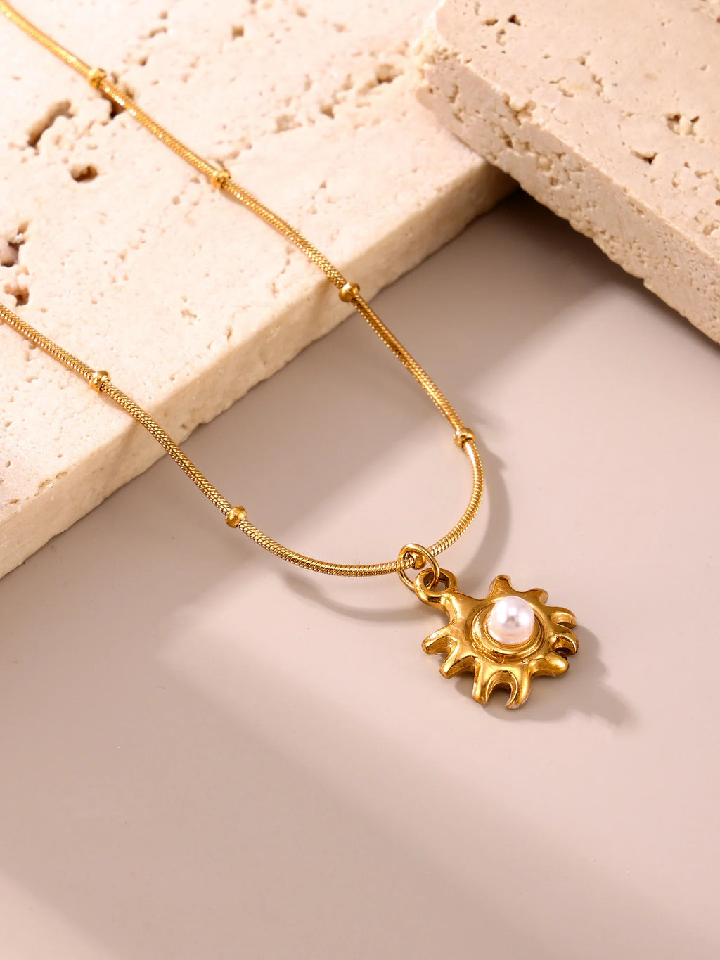 Collier Soleil Doré