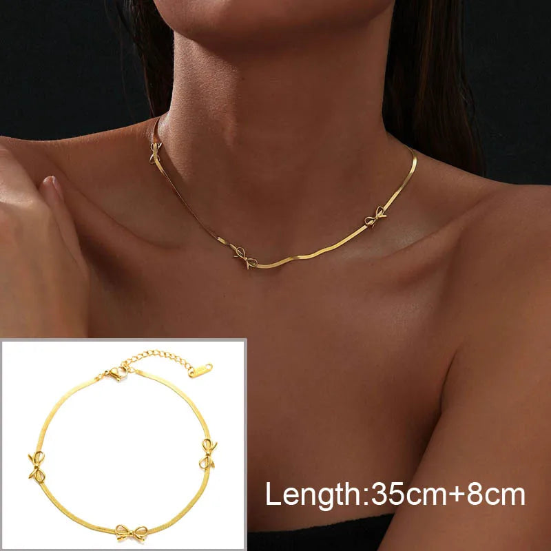 Collier Papillon Doré
