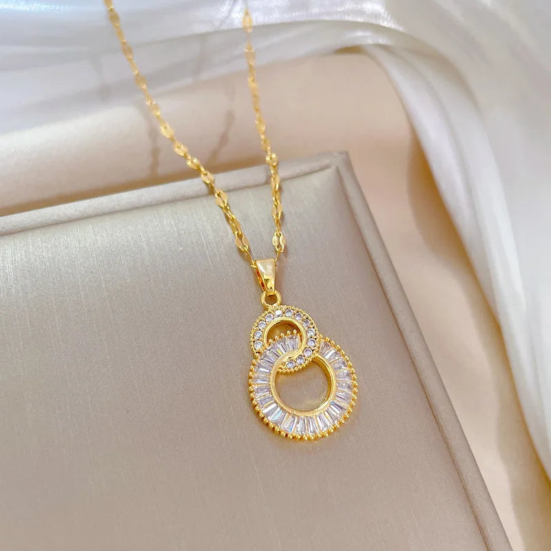Collier coeur, papillon