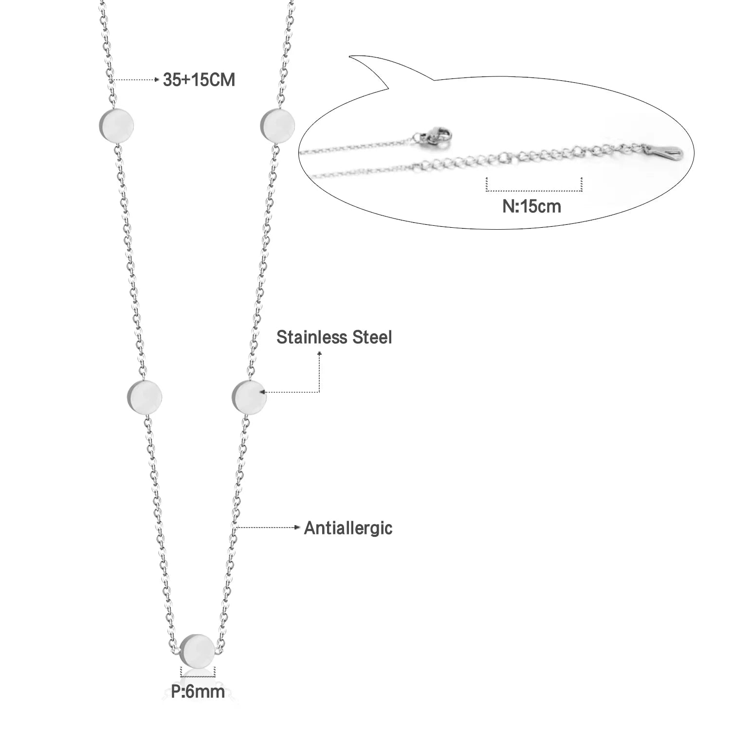 Chaine Diamant en Acier Inoxydable