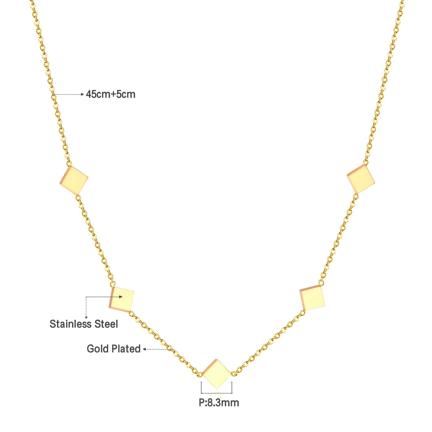 Chaine Diamant en Acier Inoxydable