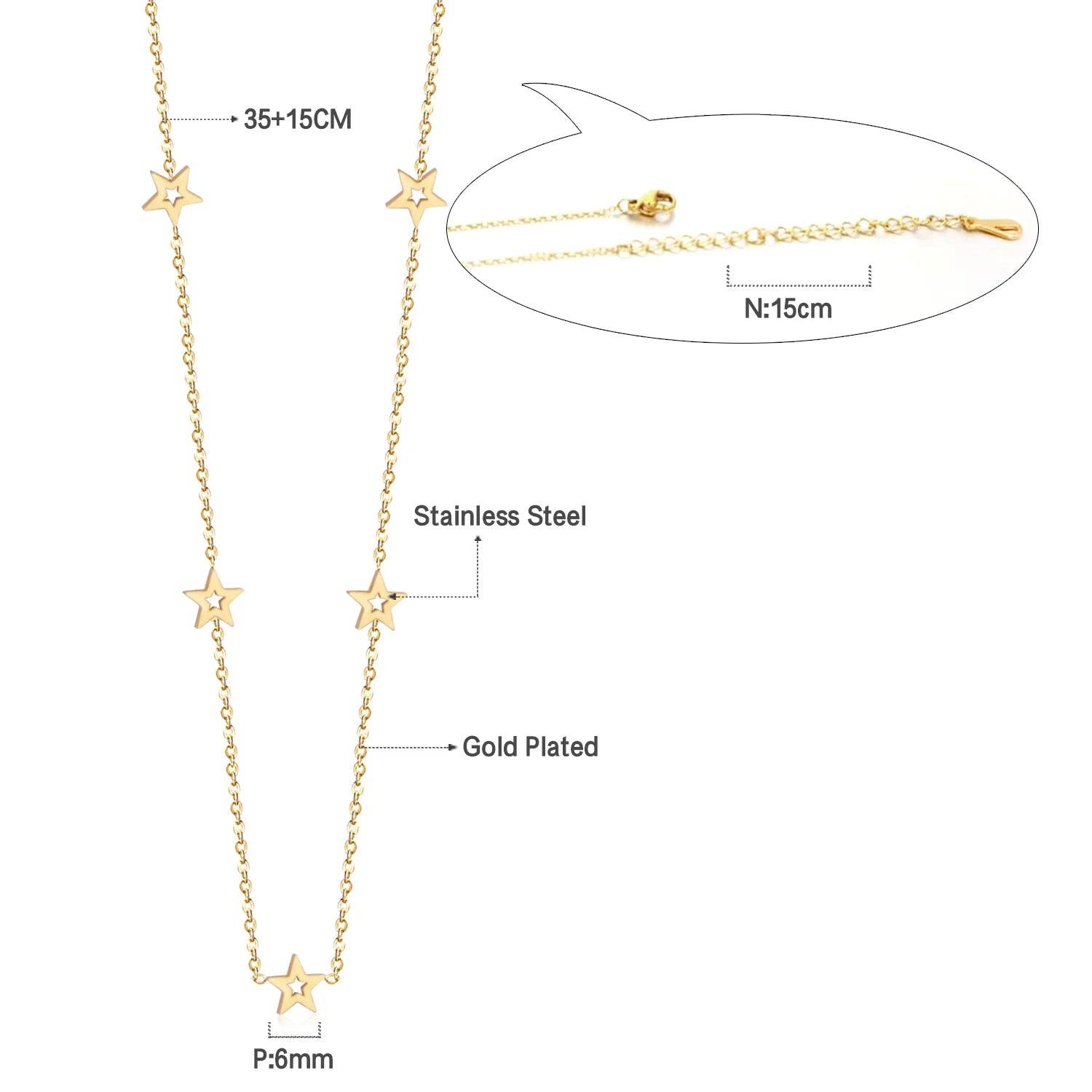 Chaine Diamant en Acier Inoxydable