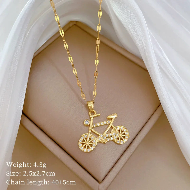 Chaine magnifique jaune d'or