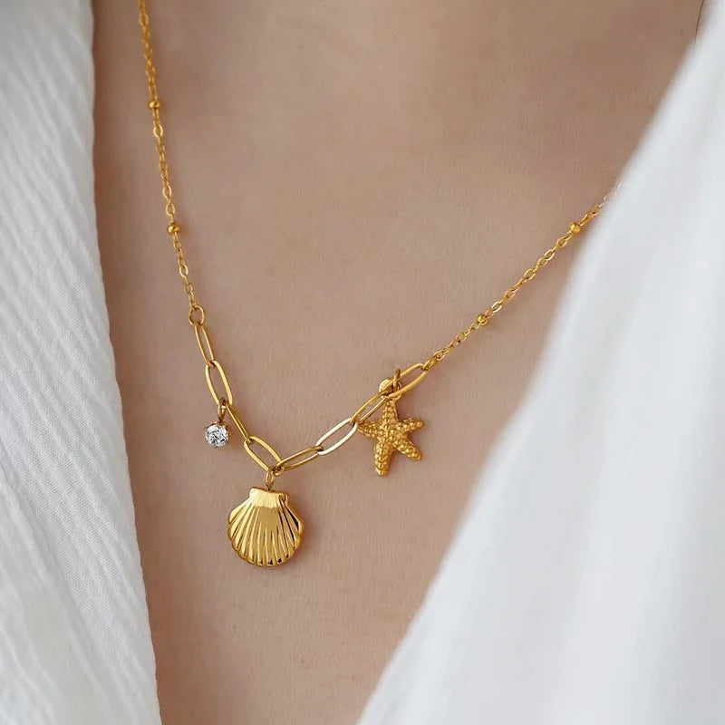 Collier coeur d'or