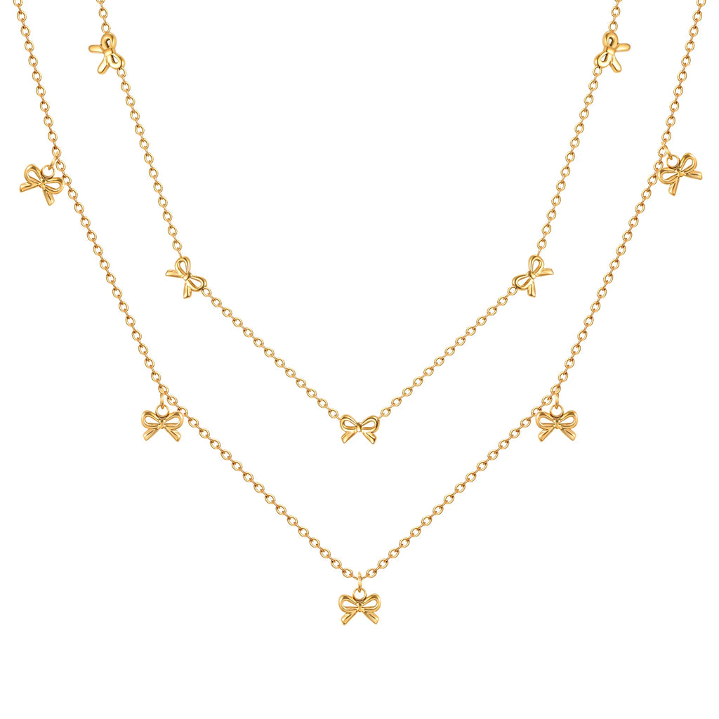 Collier Papillon Doré