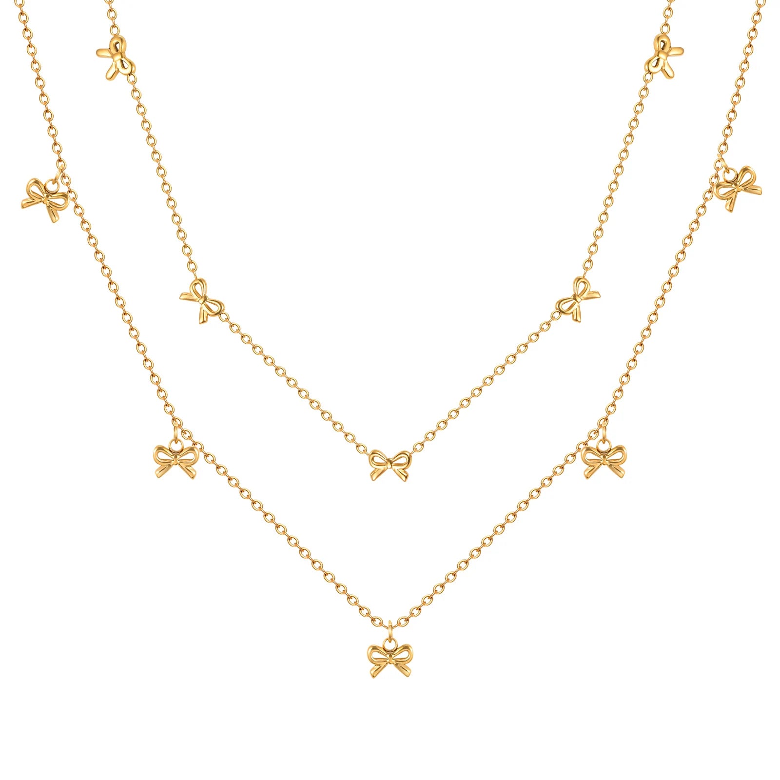 Collier Papillon Doré