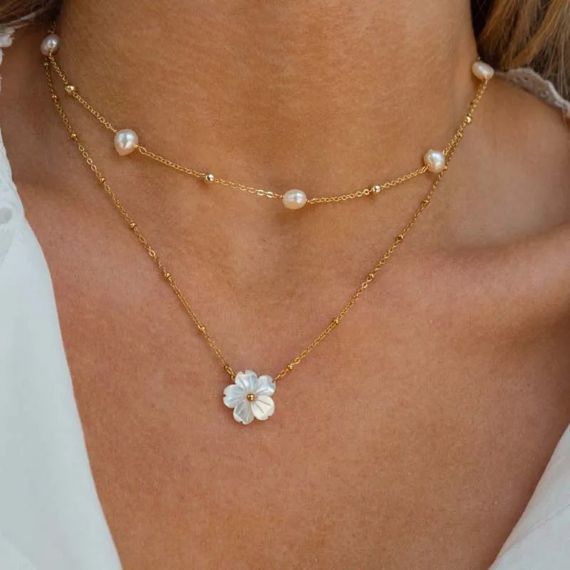 Collier fleur