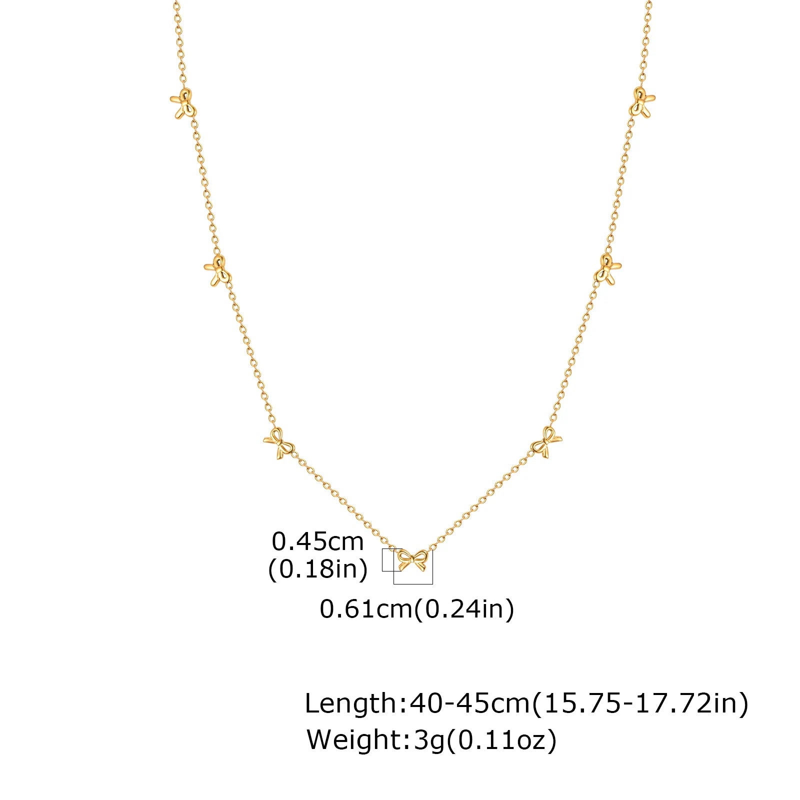 Collier Papillon Doré