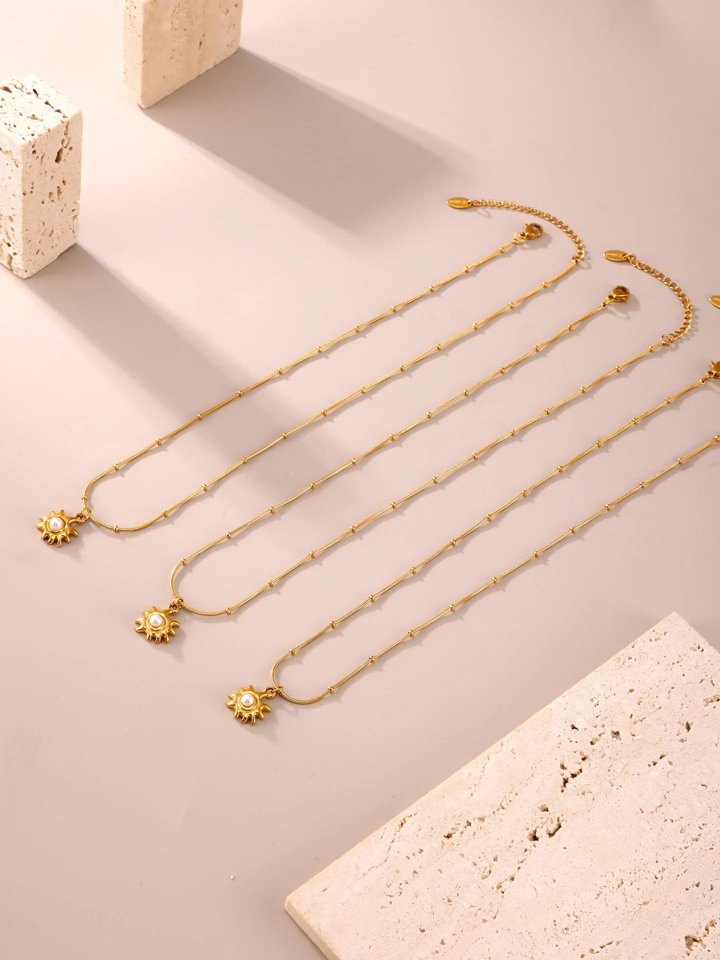 Collier Soleil Doré