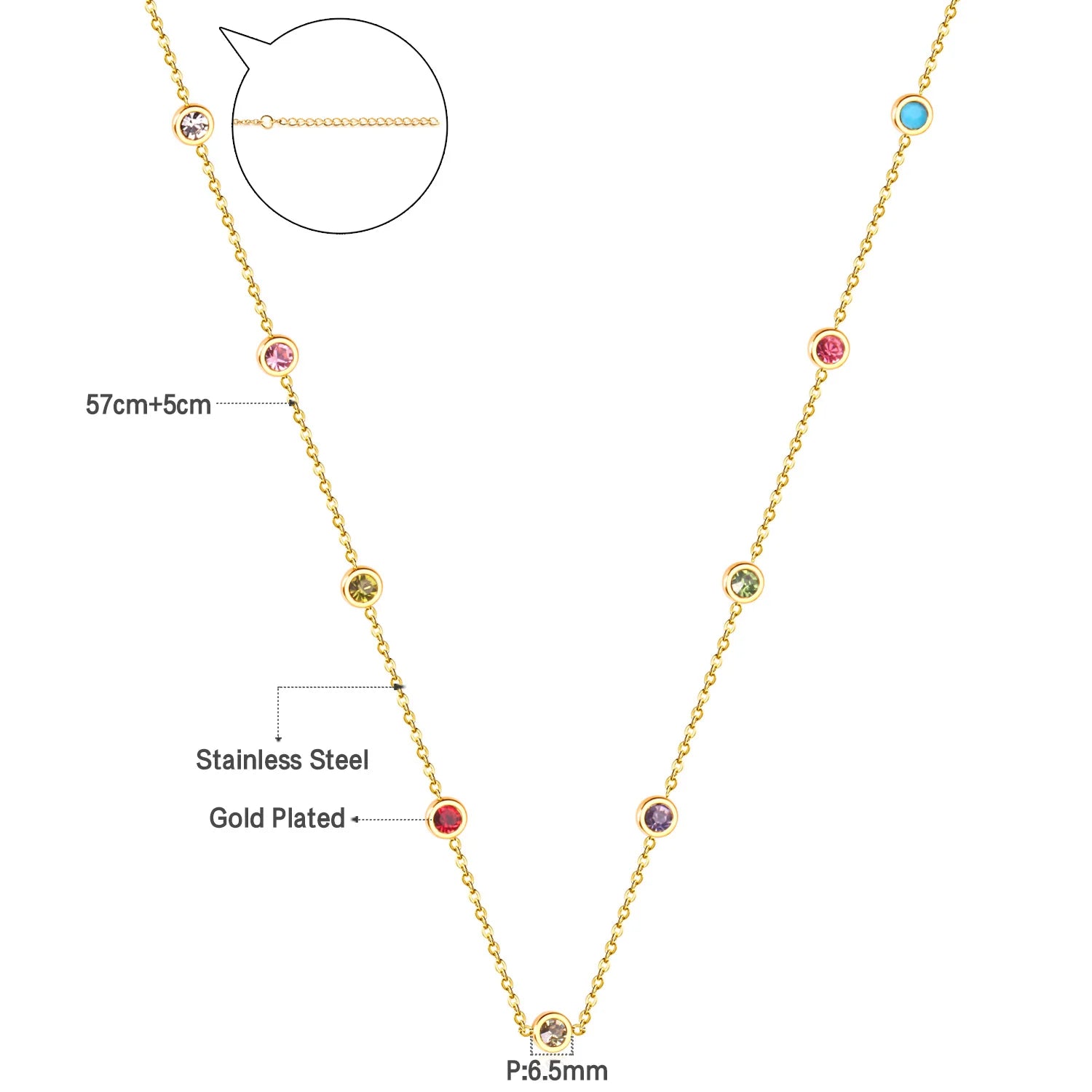 Chaine Diamant en Acier Inoxydable