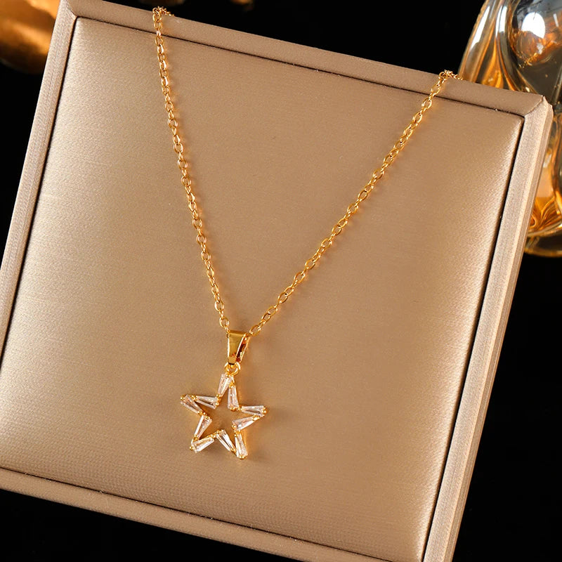 Collier coeur d'or