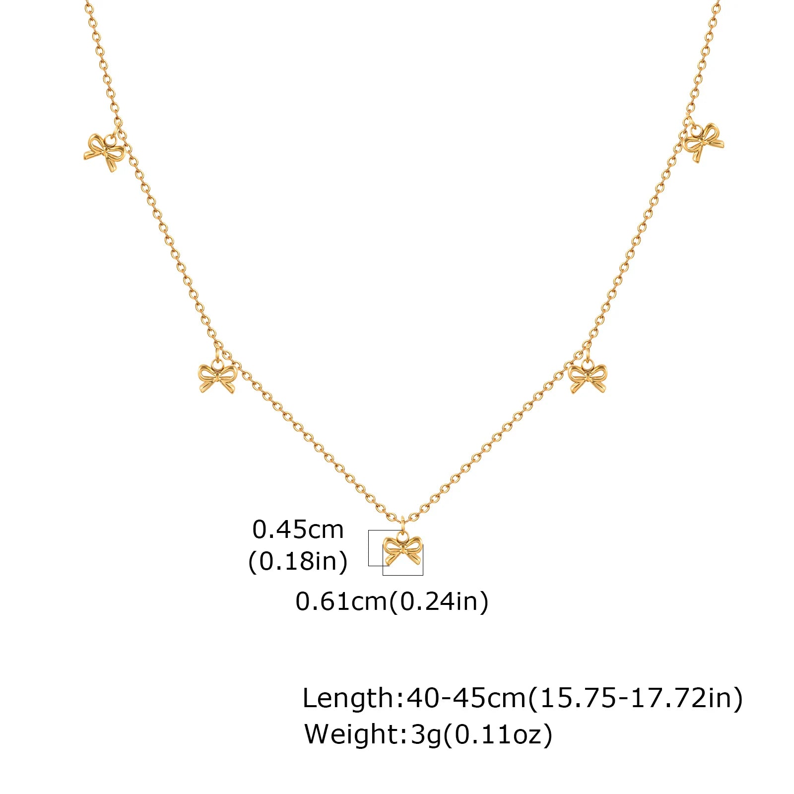 Collier Papillon Doré