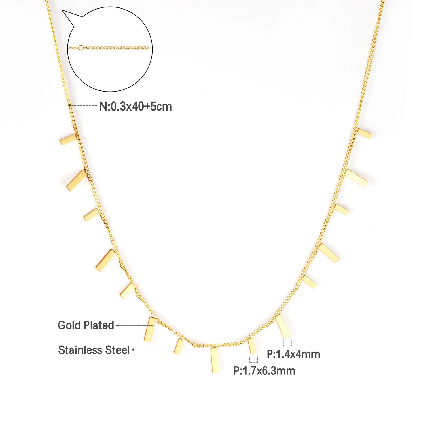 Chaine Diamant en Acier Inoxydable