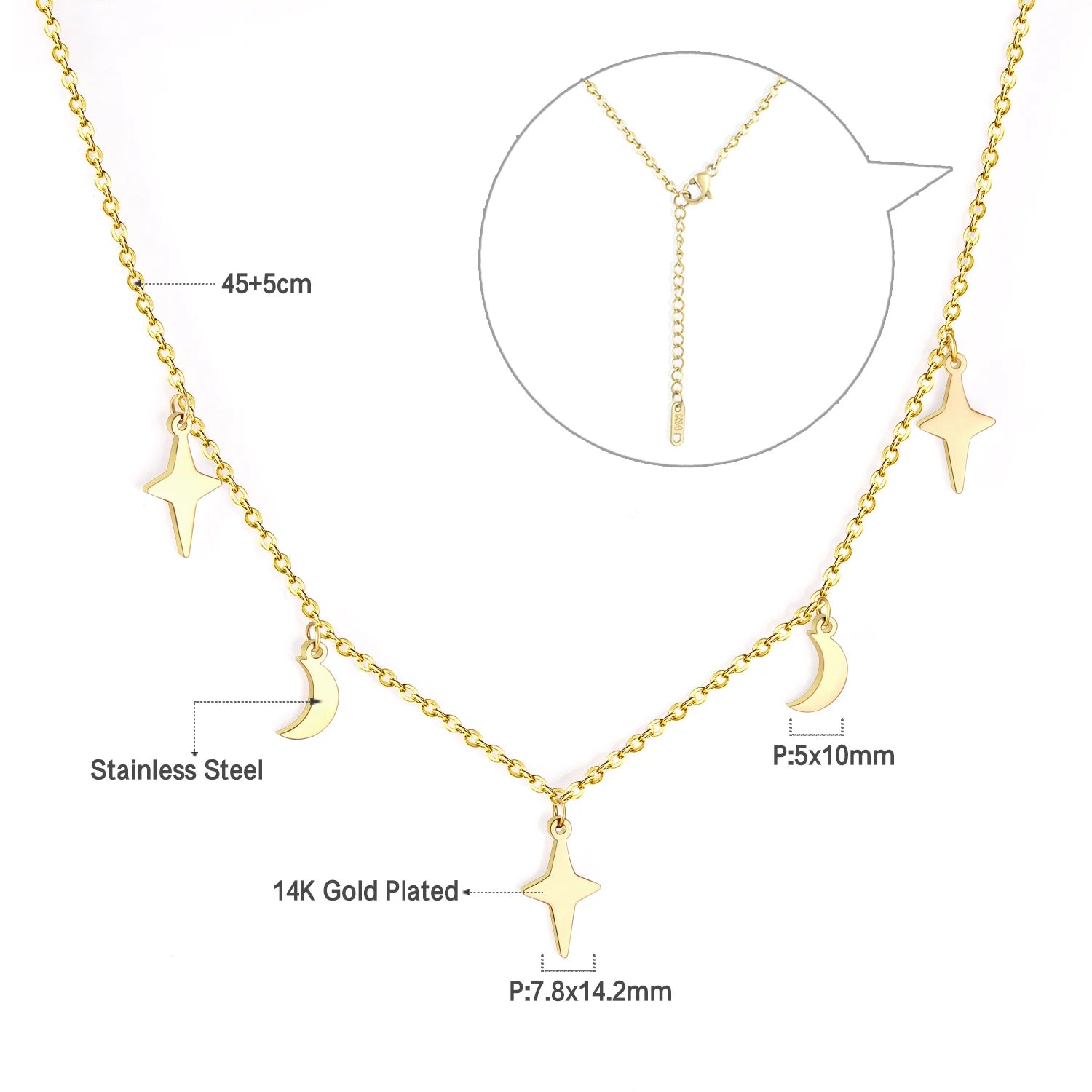 Chaine Diamant en Acier Inoxydable