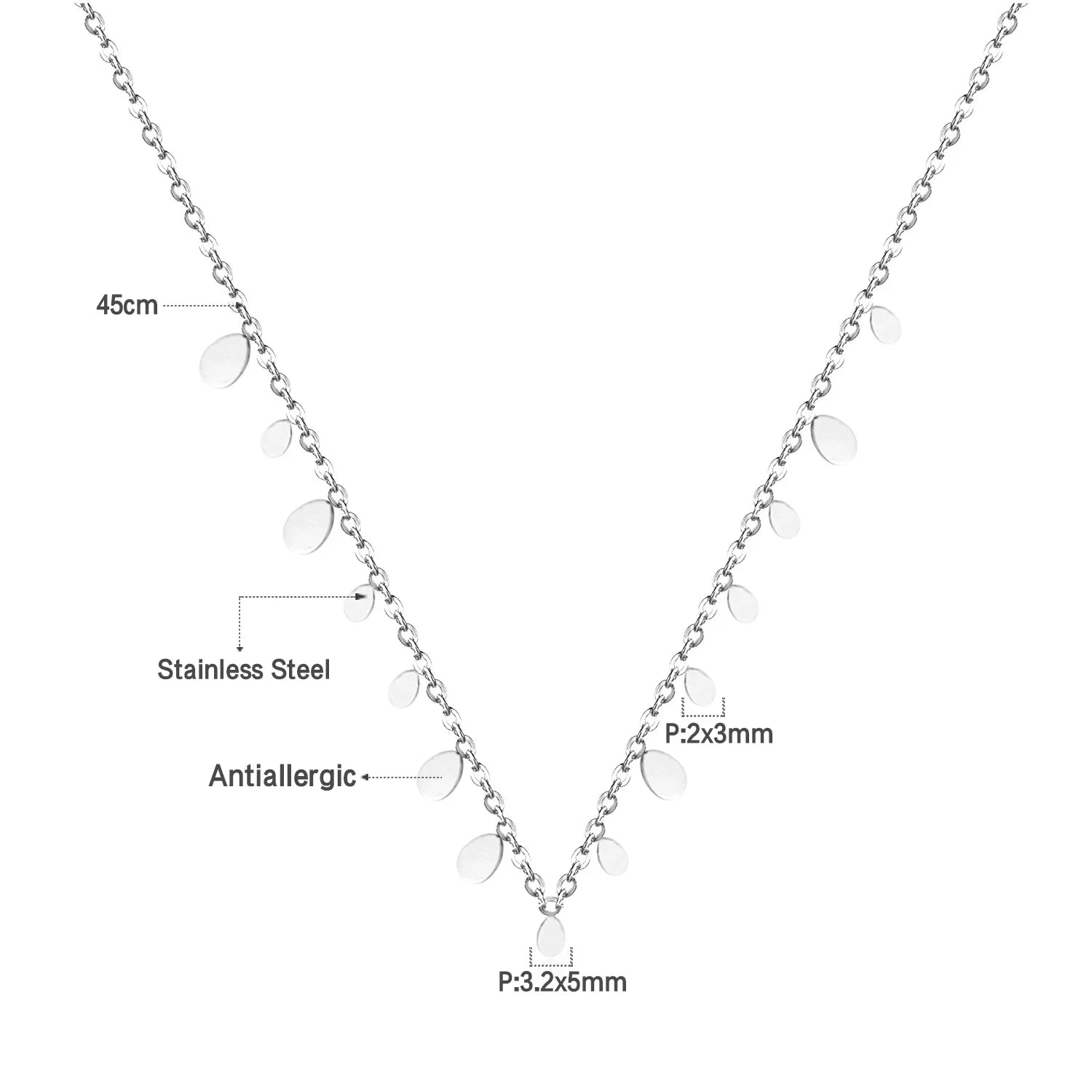 Chaine Diamant en Acier Inoxydable