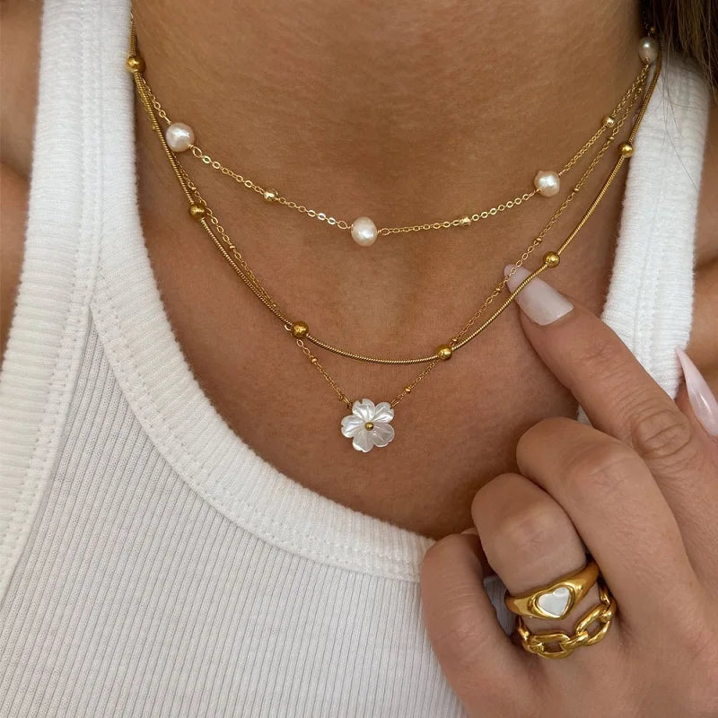 Collier fleur