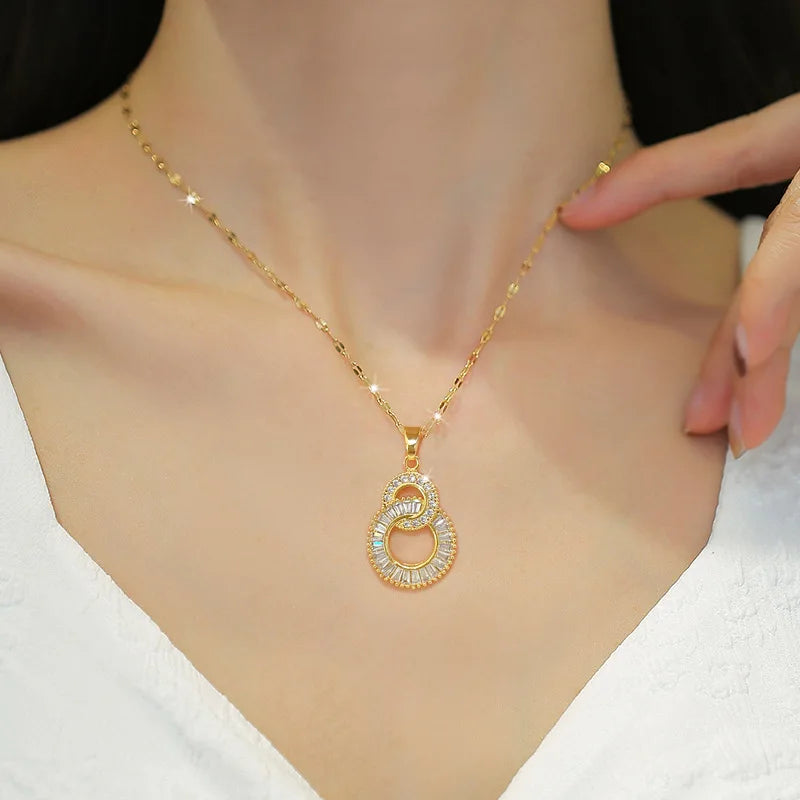 Collier coeur, papillon