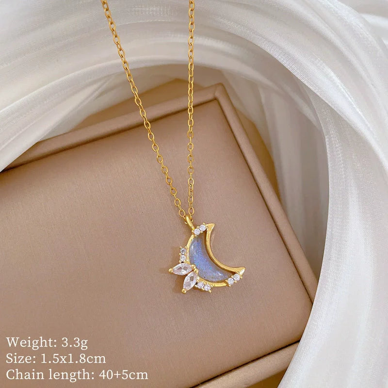 Chaine magnifique jaune d'or