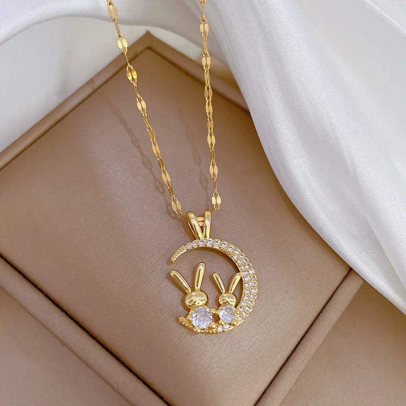 Chaine magnifique jaune d'or