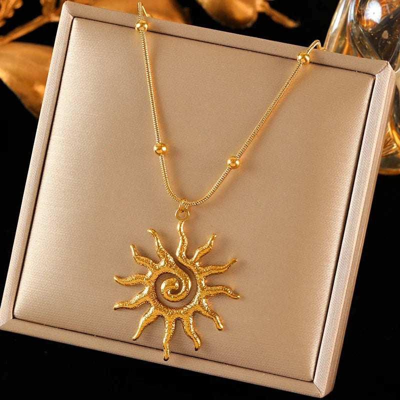 Collier coeur d'or