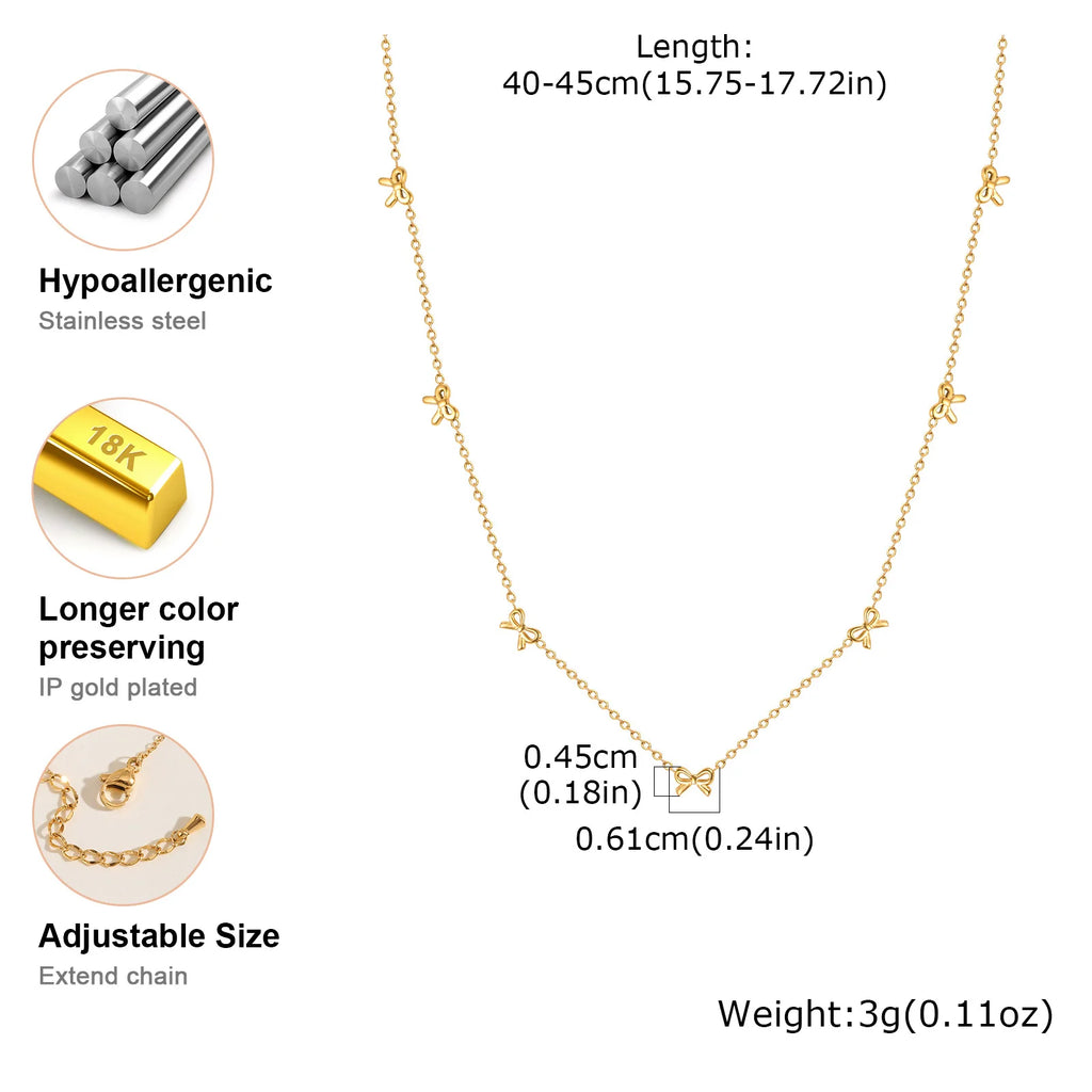 Collier Papillon Doré